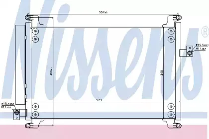 Конденсатор, кондиционер NISSENS купить