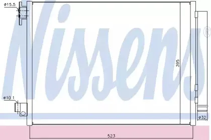 Конденсер кондиціонера NISSENS купить