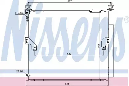 Конденсер кондиціонера NISSENS купить