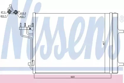 Конденсатор, кондиционер NISSENS купить