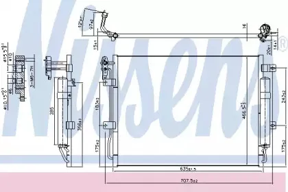 Конденсер кондиціонера NISSENS купить