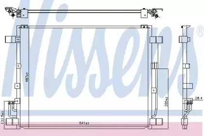 Конденсатор, кондиционер NISSENS купить