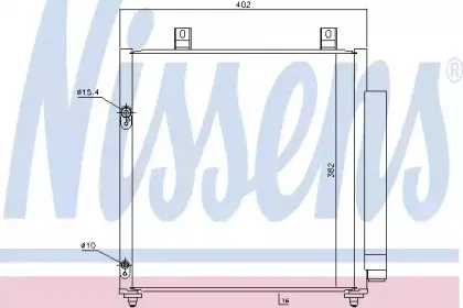 Конденсатор, кондиционер NISSENS купить