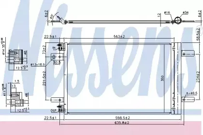 Конденсатор, кондиционер NISSENS купить