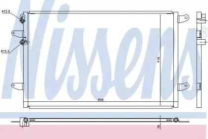 Конденсатор, кондиционер NISSENS купить