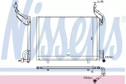 Конденсатор, кондиционер NISSENS купить