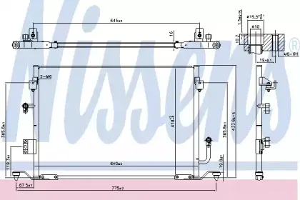 Конденсатор, кондиционер NISSENS купить