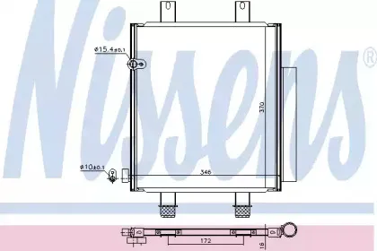 Конденсатор, кондиционер NISSENS купить