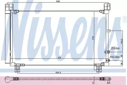 Конденсатор, кондиционер NISSENS купить