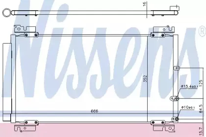 Конденсатор, кондиционер NISSENS купить