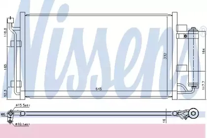 Конденсатор, кондиционер NISSENS купить