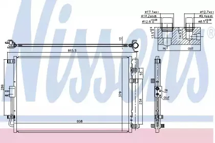 Конденсатор, кондиционер NISSENS купить