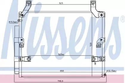 Конденсатор, кондиционер NISSENS купить