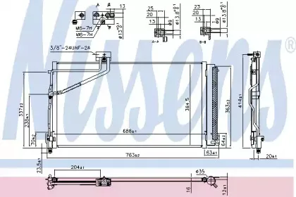 Конденсатор, кондиционер NISSENS купить