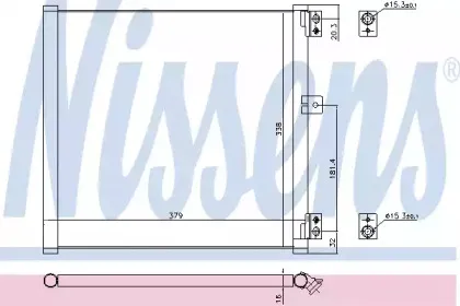 Конденсатор, кондиционер NISSENS купить