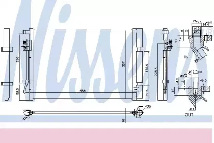 Конденсатор, кондиционер NISSENS купить