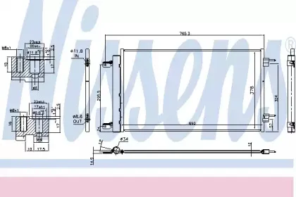 Конденсатор, кондиционер NISSENS купить