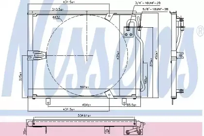 Конденсер кондиціонера NISSENS купить