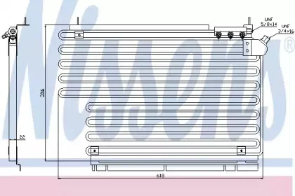 Конденсатор, кондиционер NISSENS купить