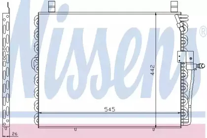 Конденсатор, кондиционер NISSENS купить