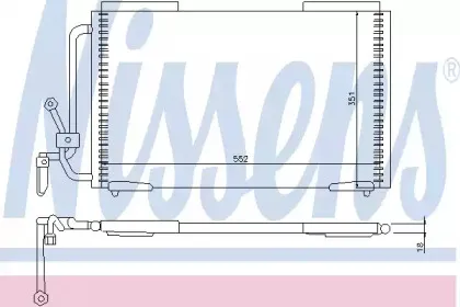 Конденсатор, кондиционер NISSENS купить