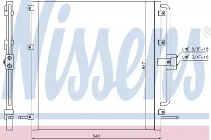 Конденсатор, кондиционер NISSENS купить