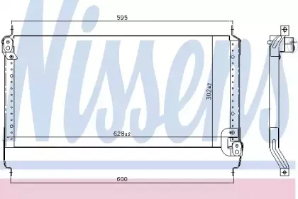 Конденсатор, кондиционер NISSENS купить
