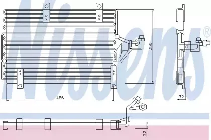 Конденсатор, кондиционер NISSENS купить