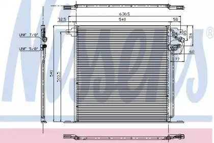 Конденсер кондиціонера NISSENS купить