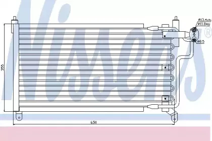 Конденсатор, кондиционер NISSENS купить