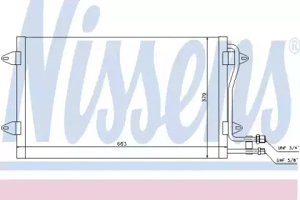 Конденсатор, кондиционер NISSENS купить