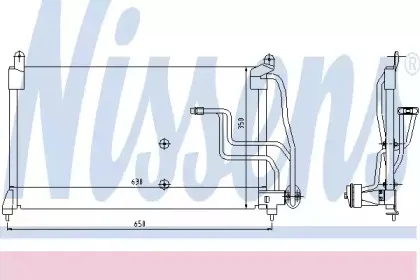 Конденсатор, кондиционер NISSENS купить