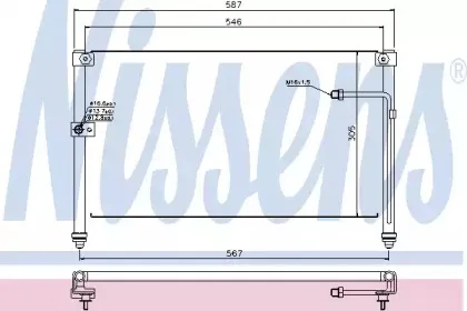 Конденсатор, кондиционер NISSENS купить