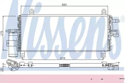 Конденсатор, кондиционер NISSENS купить