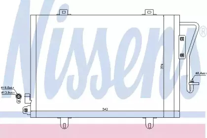 Конденсатор, кондиционер NISSENS купить