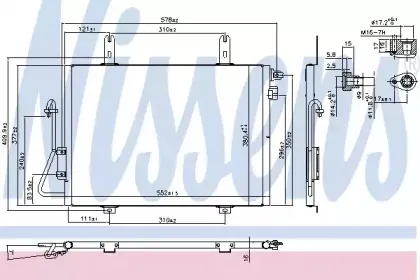 Конденсатор, кондиционер NISSENS купить