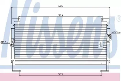 Конденсатор, кондиционер NISSENS купить