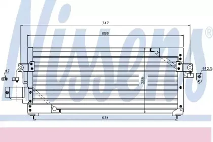 Конденсатор, кондиционер NISSENS купить