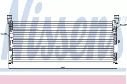 Конденсатор, кондиционер NISSENS купить