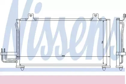 Конденсатор, кондиционер NISSENS купить