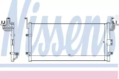 Конденсатор, кондиционер NISSENS купить