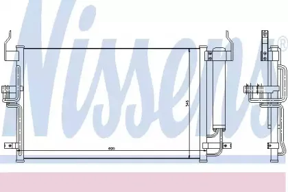Конденсер кондиціонера NISSENS купить