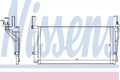 Конденсер кондиціонера NISSENS купить