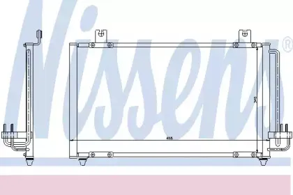 Конденсатор, кондиционер NISSENS купить