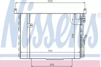 Конденсатор, кондиционер NISSENS купить