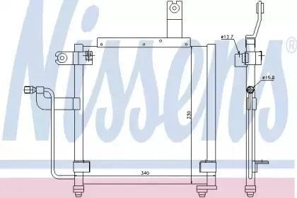 Конденсатор, кондиционер NISSENS купить