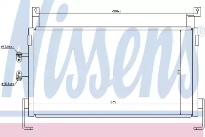 Конденсатор, кондиционер NISSENS купить