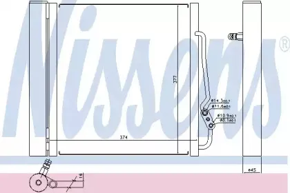 Конденсатор, кондиционер NISSENS купить