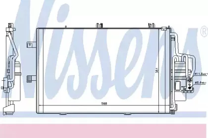 Конденсатор, кондиционер NISSENS купить