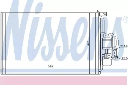 Конденсатор, кондиционер NISSENS купить